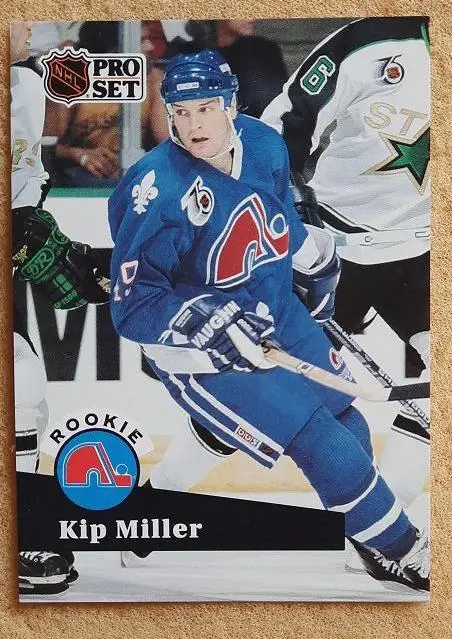 НХЛ Кип Миллер Квебек Нордикс № 555