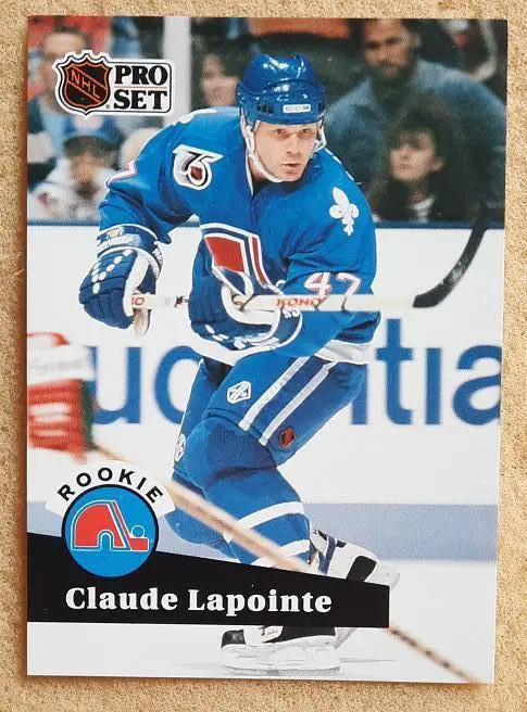 НХЛ Клод Лапойнт Квебек Нордикс № 556