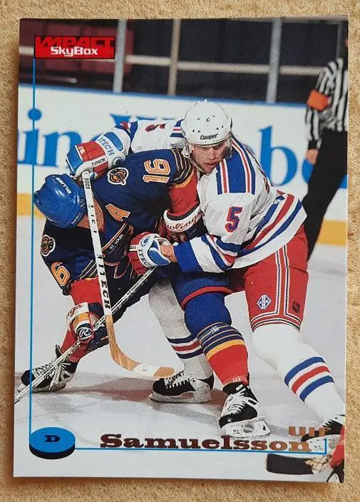 НХЛ Ульф Самуэльссон Нью-Йорк Рейнджерс № 84