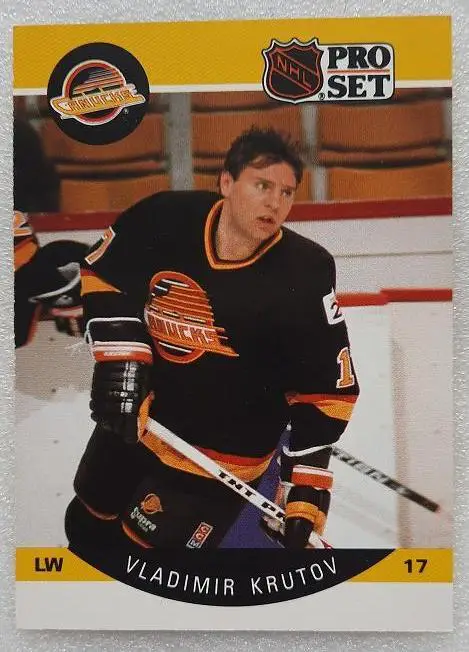 НХЛ Владимир Крутов Ванкувер Кэнакс ЦСКА Москва № 296