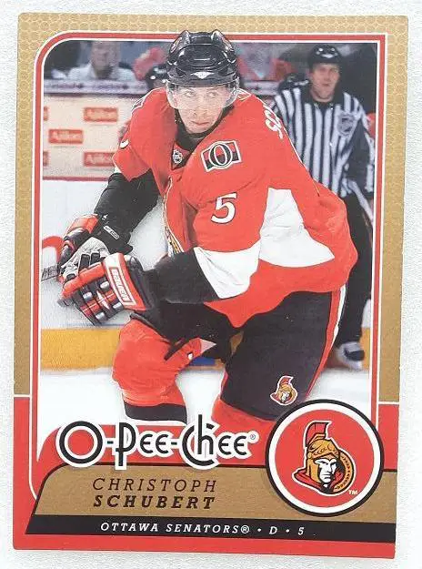 НХЛ Кристоф Шуберт Оттава Сенаторз № 341