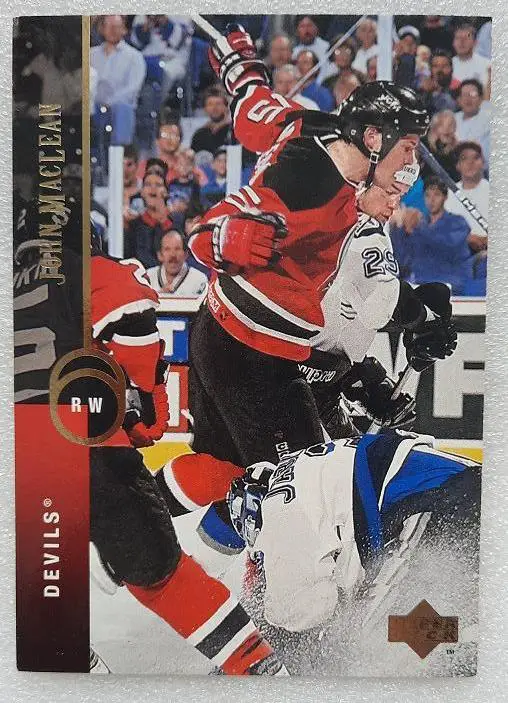 НХЛ Джон Маклин Нью-Джерси Дэвилз № 8