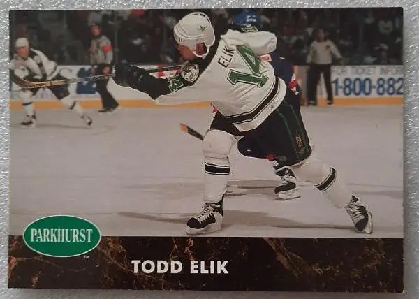 НХЛ Тодд Элик Миннесота Норт Старз № 300
