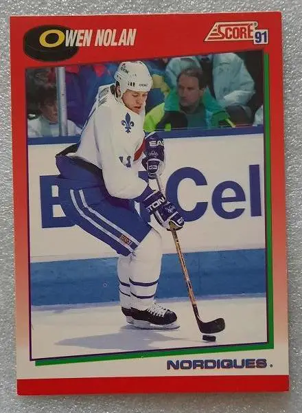 НХЛ Оуэн Нолан Квебек Нордикс № 143 can eng