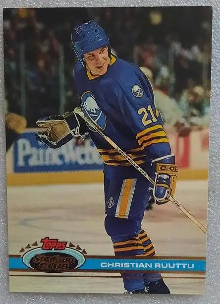 НХЛ Кристиан Рууту Баффало Сейбрз № 33