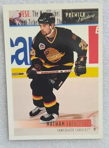 НХЛ Натан Лафайет Ванкувер Кэнакс № 18