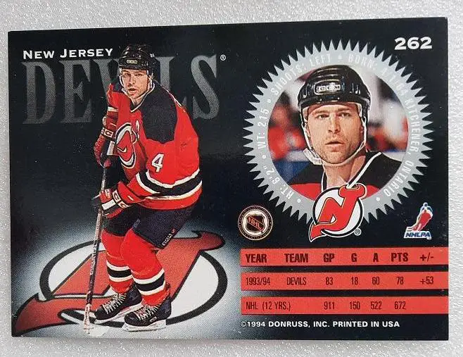 НХЛ Скотт Стивенс Нью-Джерси Дэвилз № 262 1