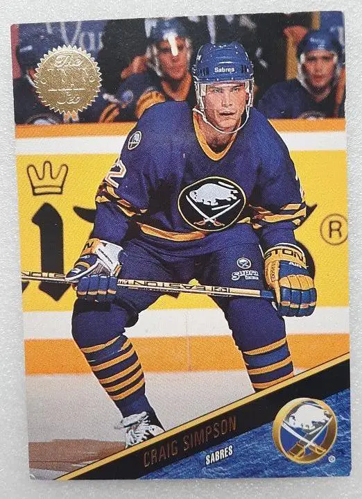 НХЛ Крейг Симпсон Баффало Сейбрз № 344