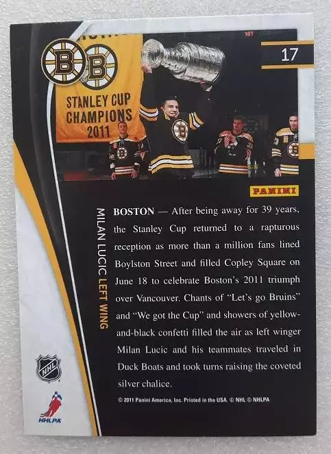 НХЛ Милан Лучич Бостон Брюинз № 17 1