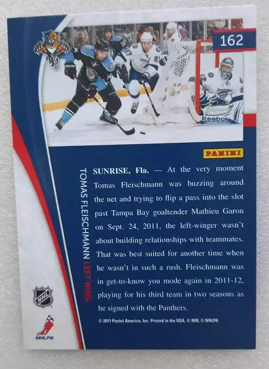 НХЛ Томас Флейшман Флорида Пантерз № 162 1
