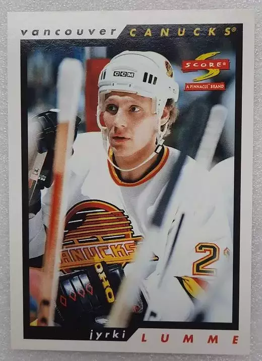 НХЛ Жирки Лумме Ванкувер Кэнакс № 22