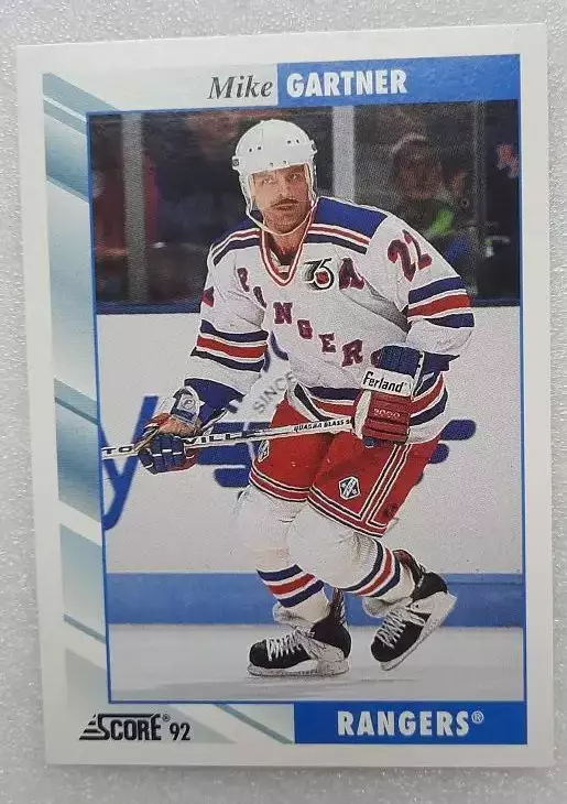 НХЛ Майк Гартнер Нью-Йорк Рейнджерс № 50