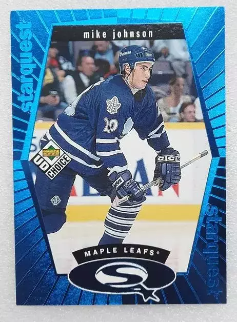 НХЛ Майкл Джонсон Торонто Мэйпл Лифс № SQ 27 блю