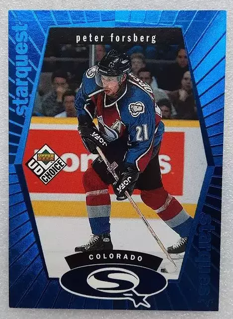 НХЛ Петер Форсберг Колорадо Эвеланш № SQ 20 блю