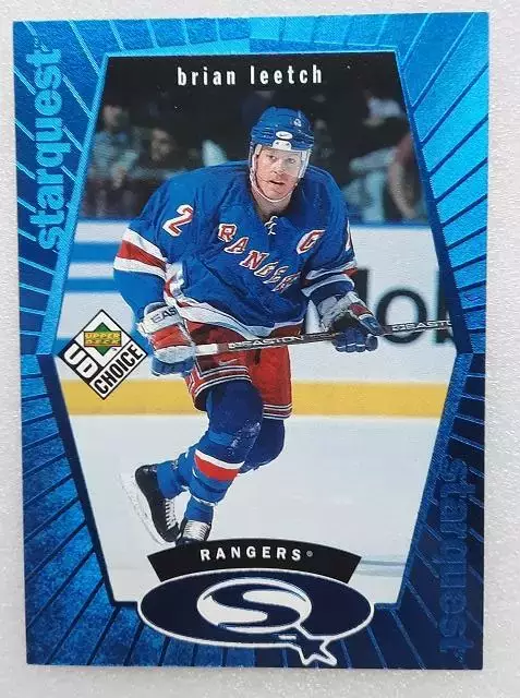 НХЛ Брайан Лич Нью-Йорк Рейнджерс № SQ 7 блю