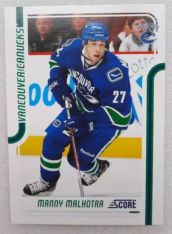 НХЛ Мэнни Малхотра Ванкувер Кэнакс № 446