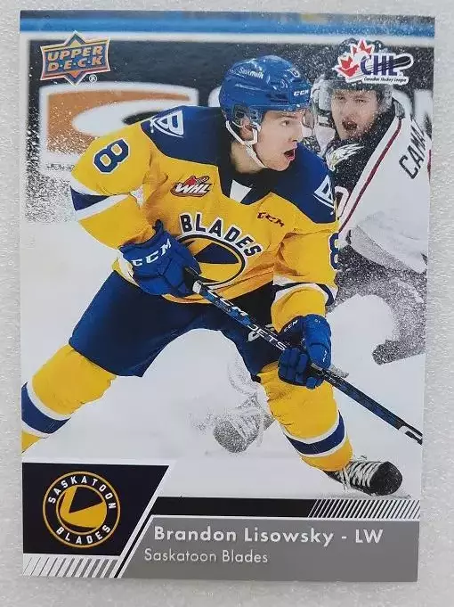 НХЛ Брэндон Лисовски Саскатун Блейдз № 77
