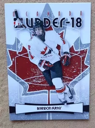 НХЛ Брендон Саттер Канада № 4