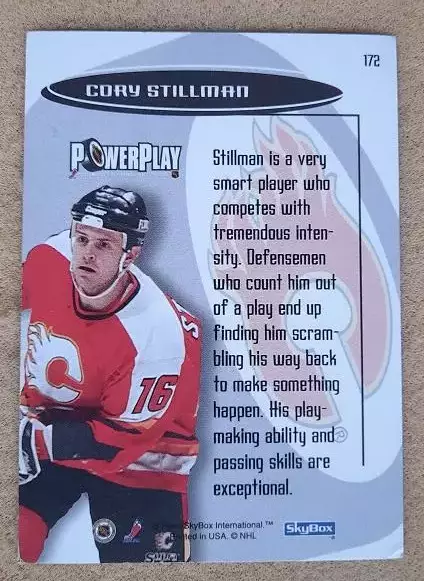НХЛ Кори Стиллман Калгари Флэймз № 172 1