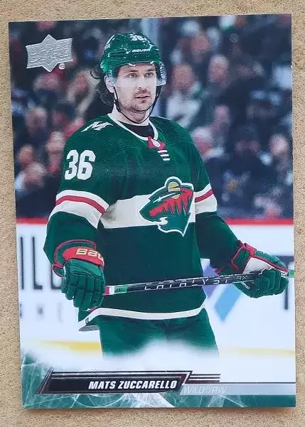 НХЛ Матс Цуккарелло Миннесота Уайлд № 92