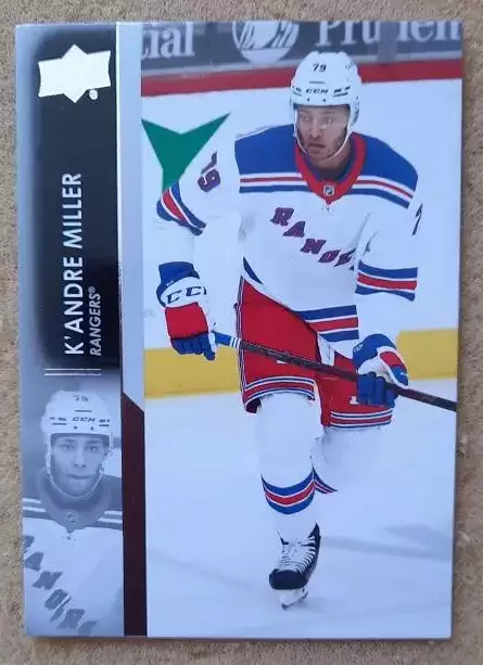 НХЛ К'Андре Миллер Нью-Йорк Рейнджерс № 124