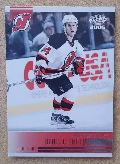 НХЛ Брайан Джионта Нью-Джерси Дэвилз № 157