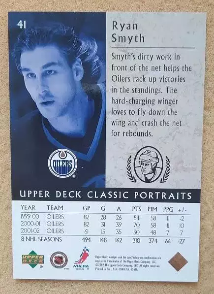 НХЛ Райан Смит Эдмонтон Ойлерз № 41 а 1