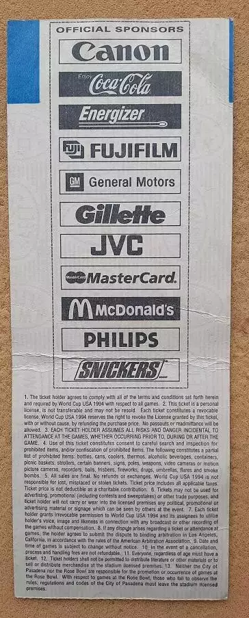 Бразилия - Россия 20.06.1994 чемпионат мира в США 1