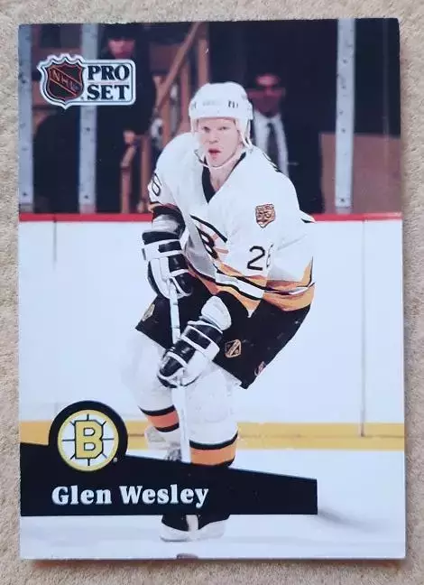 НХЛ Глен Уэсли Бостон Брюинз № 1