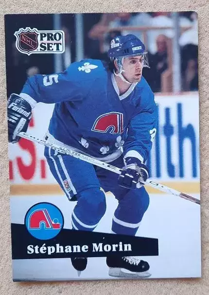 НХЛ Стефан Морин Квебек Нордикс № 201 френч