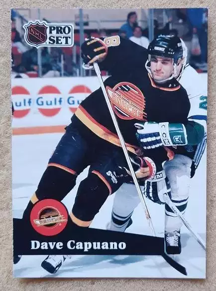 НХЛ Дейв Капуано Ванкувер Кэнакс № 237