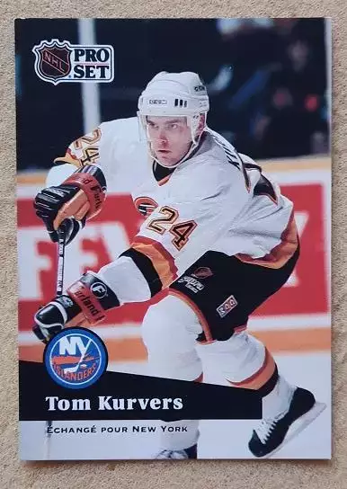 НХЛ Том Карверс Ванкувер Кэнакс № 244 френч