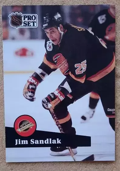 НХЛ Джим Сандлак Ванкувер Кэнакс № 497