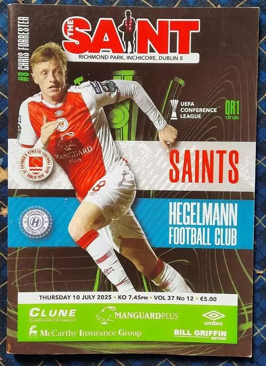 Сент-Патрикс Атлетик Ирландия - Хегельманн Раудондварис Литва 10.07.2025 ЛК