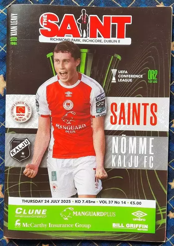 Сент-Патрикс Атлетик Ирландия - Нымме Калью Таллинн Эстония 24.07.2025 ЛК