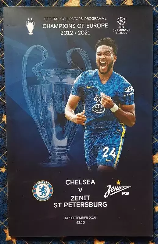 Челси Англия - Зенит Санкт-Петербург 14.09.2021 ЛЧ