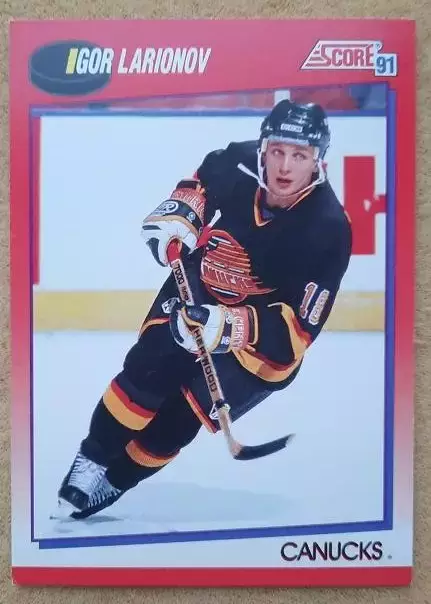 НХЛ Игорь Ларионов Ванкувер Кэнакс Воскресенск ЦСКА Москва № 168 can bil