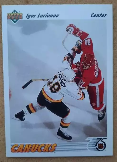 НХЛ Игорь Ларионов Ванкувер Кэнакс Воскресенск ЦСКА Москва № 298