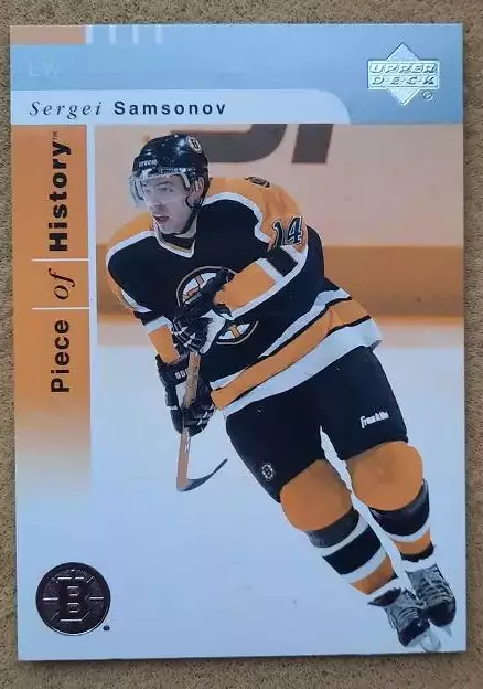 НХЛ Сергей Самсонов Бостон Брюинз ЦСКА Динамо Москва № 6