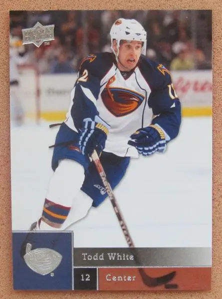 НХЛ Тодд Уайт Атланта Трэйшерз № 78