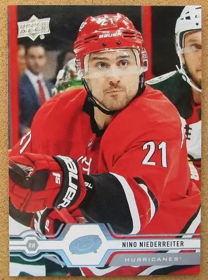 НХЛ Нино Нидеррайтер Каролина Харрикейнз № 56