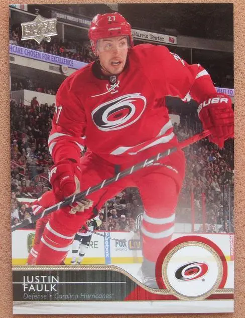 НХЛ Джастин Фолк Каролина Харрикейнз № 34