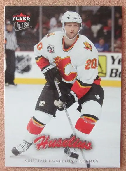 НХЛ Кристиан Хуселиус Калгари Флэймз № 31