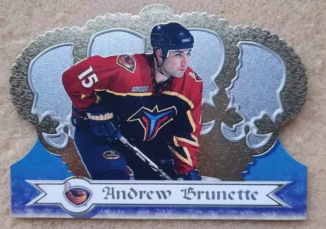 НХЛ Эндрю Брюнетт Атланта Трэйшерз № 5 а