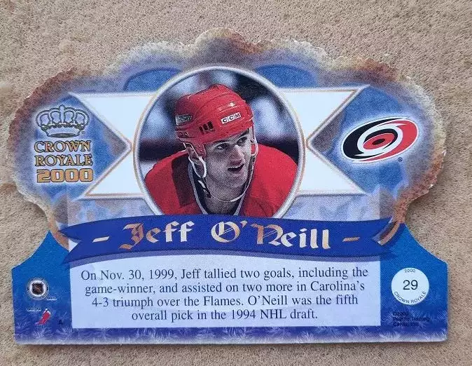 НХЛ Джефф О Нейлл Каролина Харрикейнз № 29 1