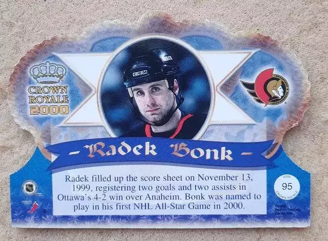 НХЛ Радек Бонк Оттава Сенаторз Ярославль № 95 1