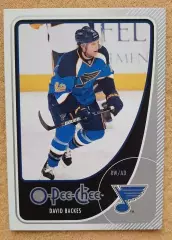НХЛ Дэвид Бэкес Сент-Луис Блюз № 163