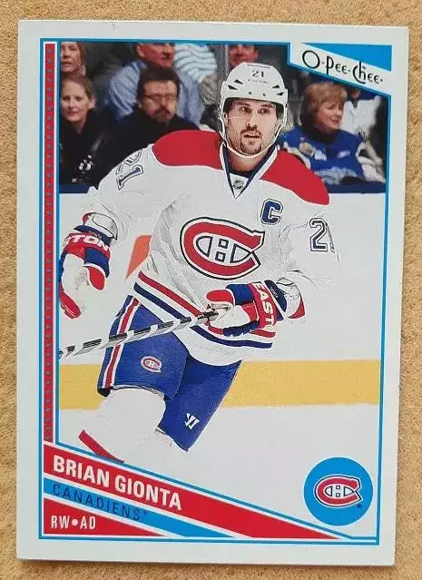 НХЛ Брайан Джионта Монреаль Канадиенс № 46
