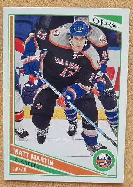 НХЛ Мэтт Мартин Нью-Йорк Айлендерс № 313