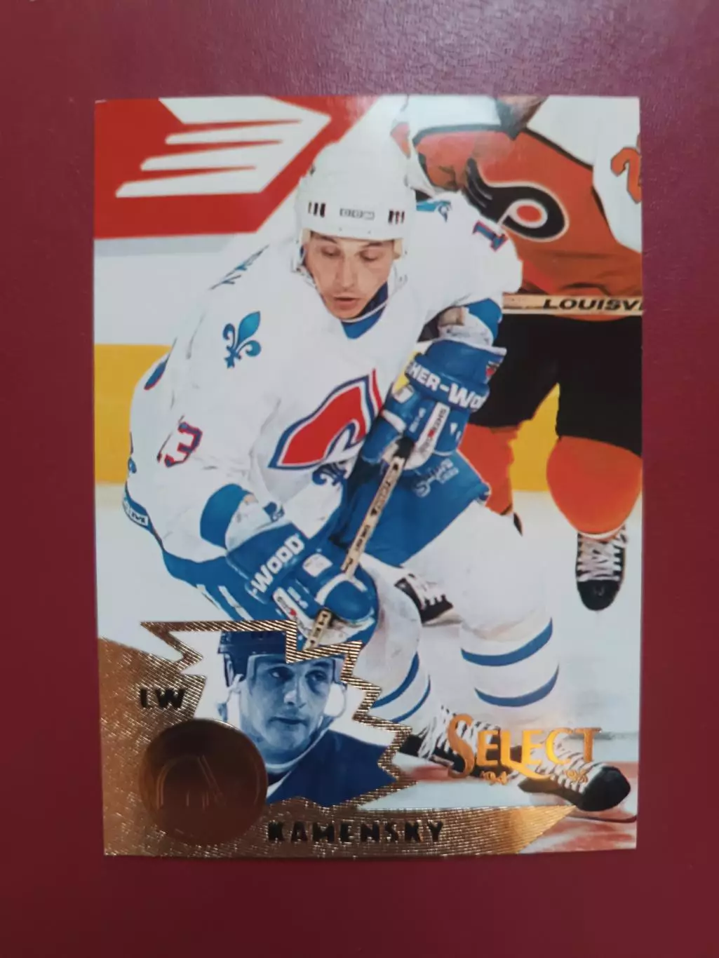 карточка НХЛ Валерий Каменский pinnacle select 1995 г.